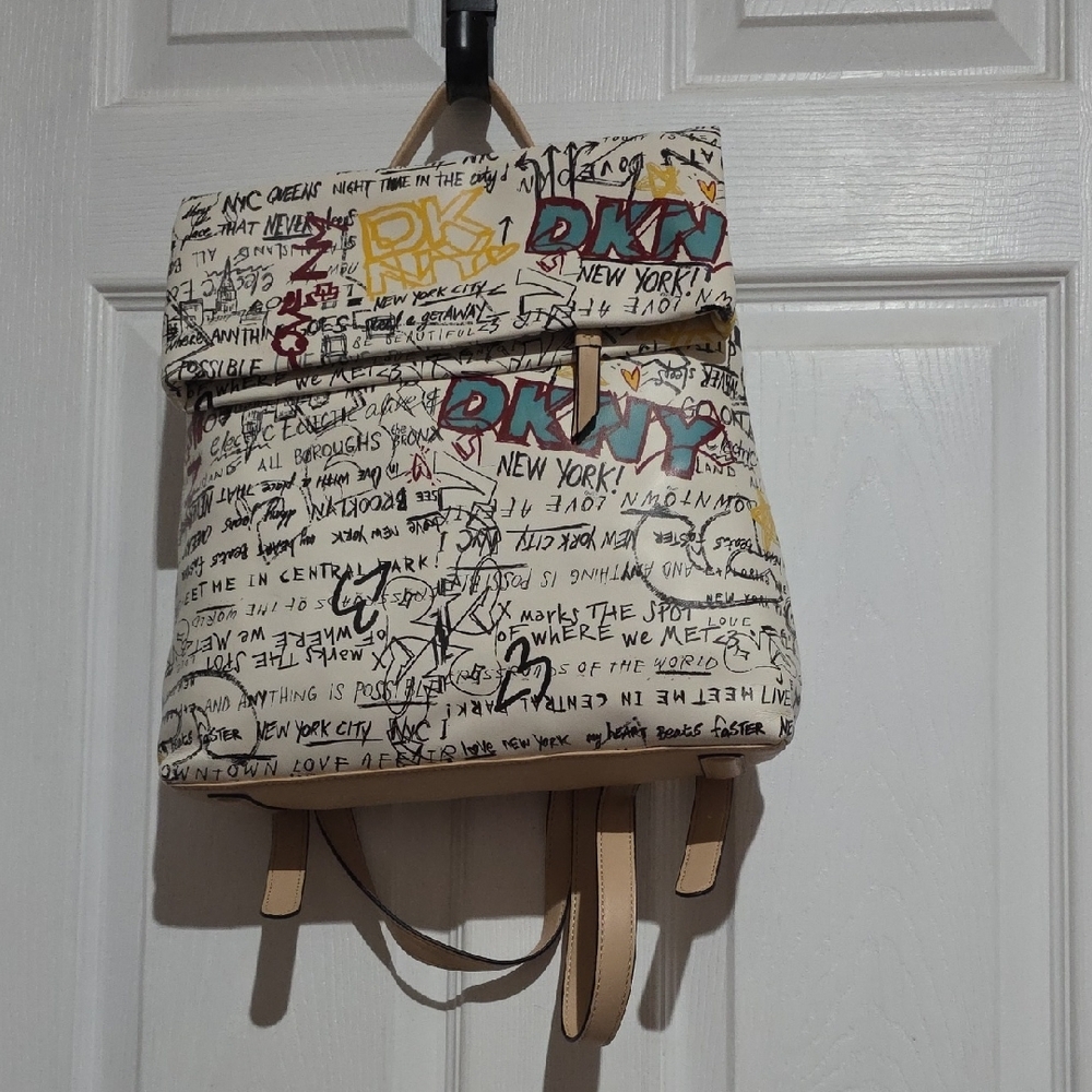 Dkny Tilly Graffiti Backpack - image 2